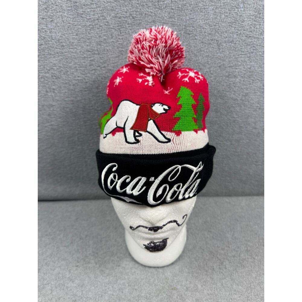 Coca Cola‎ Polar Bear Christmas Beanie OSFM